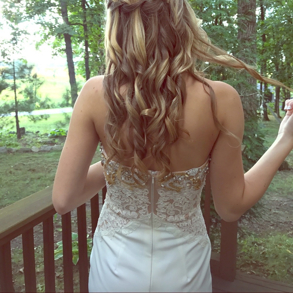 Sherri Hill short white dress